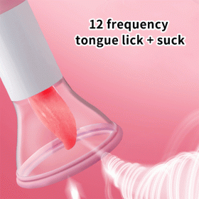 Sucking Vibrator Blowjob Tongue Licking supcionador clitoral Stimulator Telescopic Dildo Vibrator Vagina Sex Toy for Women